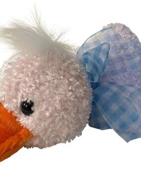 Walmart Duck Platypus Plush Stuffed Toy Pastel Pink Stuffed Animal 9" Spring
